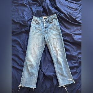 Denim Forum Arlo Hi-Rise Straight Jeans
